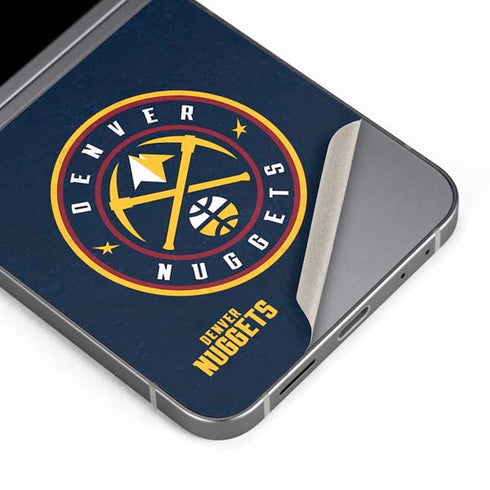 NBA Denver Nuggets Distressed Galaxy Z Flip6 Skin